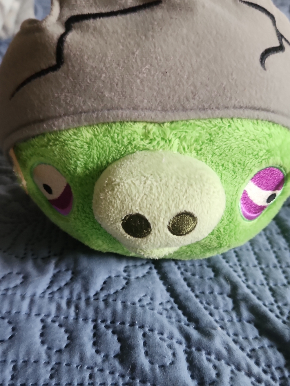 Angry Birds Plush Corporal Pig Stuffed Animal 8 Inch No Sound - Picture 4 of 5